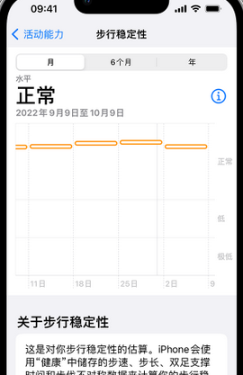 后湖管理区iPhone手机维修如何在iPhone开启'步行稳定性通知'