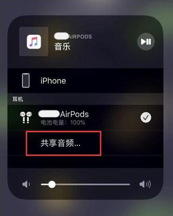 后湖管理区苹果14音频维修点分享iPhone14音频共享设置方法 