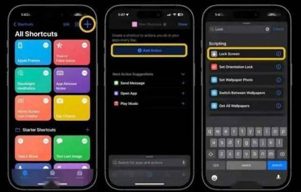 后湖管理区苹果14锁屏维修店分享iPhone14升级iOS16.4后如何创建锁屏快捷方式 
