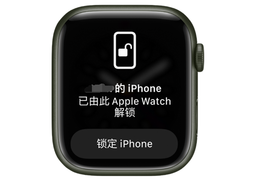 后湖管理区苹果手机维修分享用 AppleWatch 解锁配备面容 ID 的 iPhone方法 