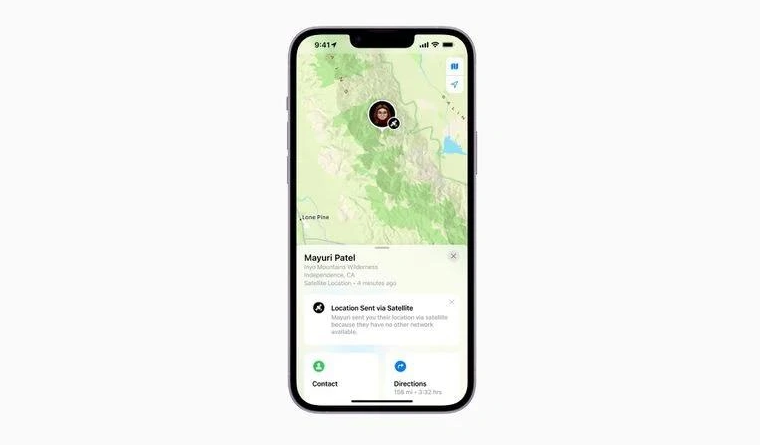 后湖管理区苹果14维修分享iPhone14系列中 FindMy功能通过卫星分享位置方法教程 