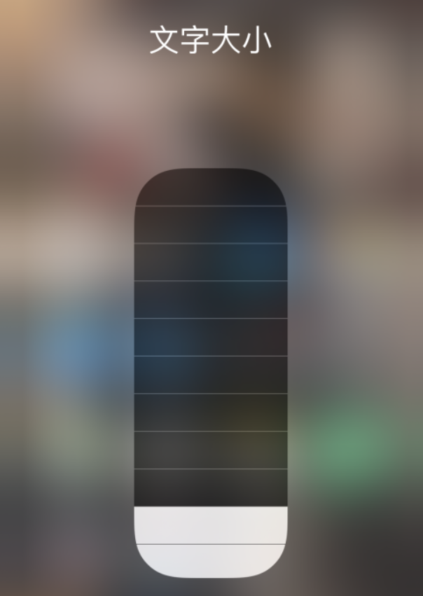 后湖管理区苹果手机维修分享小技巧：在 iPhone 控制中心快速调节字体大小 