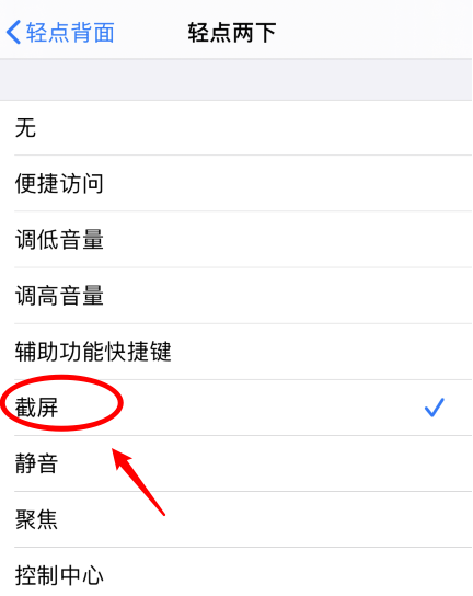 后湖管理区苹果手机维修分享iPhone12如何启用双击截屏 